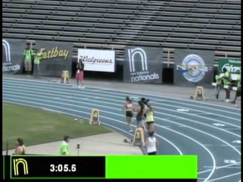 Girls 1600 SMR EE Heat 2 - New Balance Outdoor Nationals 2011