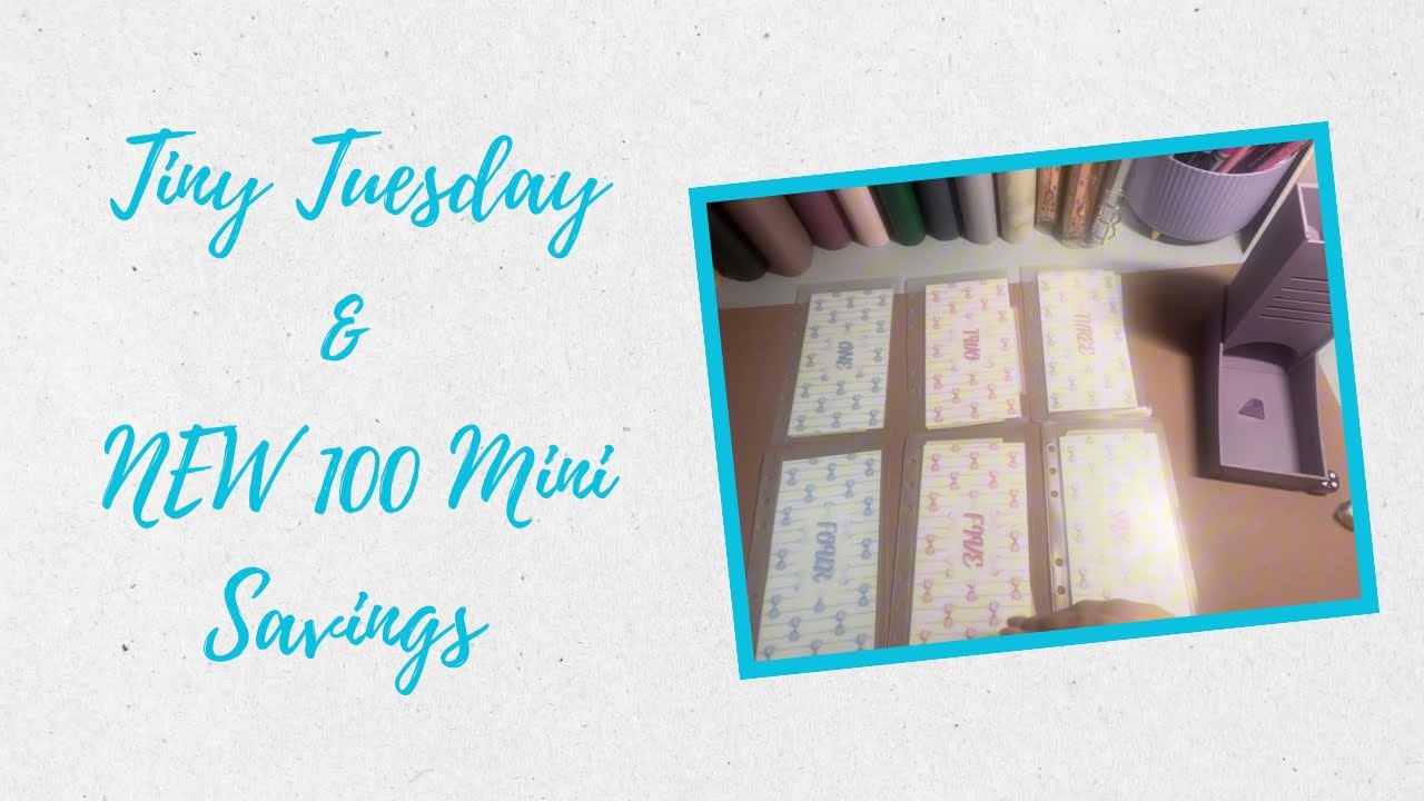Tiny Tuesday | NEW 100 Minis Savings Challenge