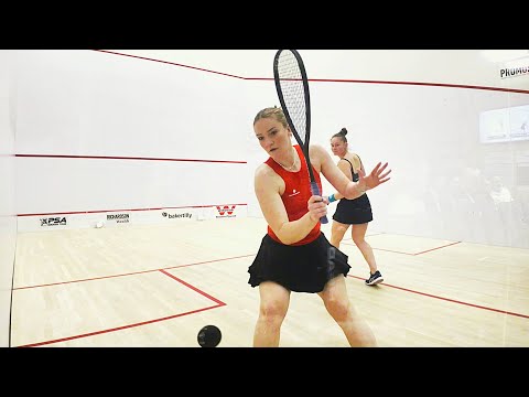 Holly Naughton(World #32) Vs Saskia Beinhard(World #72)-Full Match-Richardson Wealth Squash 2025.