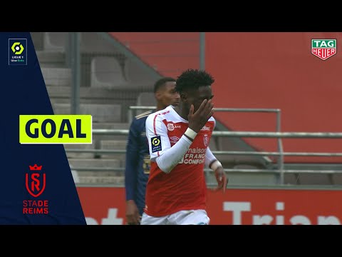 Goal Nathanaël MBUKU (40' - STADE DE REIMS) STADE DE REIMS - STADE BRESTOIS 29 (1-0) 20/21