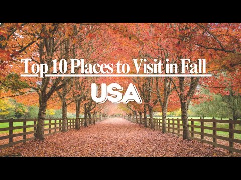 Top 10 Fall Foliage Destinations in the U.S. 🍁 | Best Places to See Autumn Colors