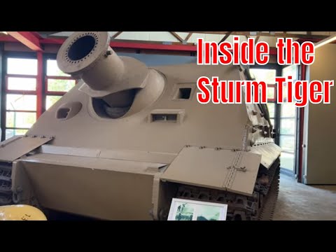 Inside the 38cm Sturmmorser Tiger  " Sturmtiger "