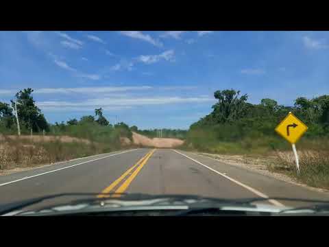 Estrada de Peresopolis à Nova Brasilandia no Mato Grosso.