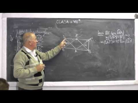 2/2 Lectia 628 - Rezolvam probleme de geometrie cu dreptunghiul - Tema la Clasa 7