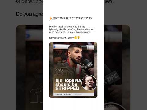 Paddy Pimblett Says STRIP Topuria 😳🏆