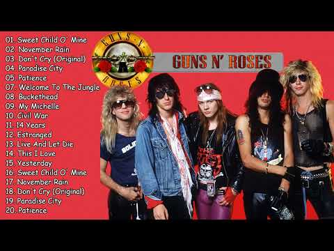 GUN N' ROSES Greatest Hits Full Album | Best Songs of GUN N' ROSES No ADS