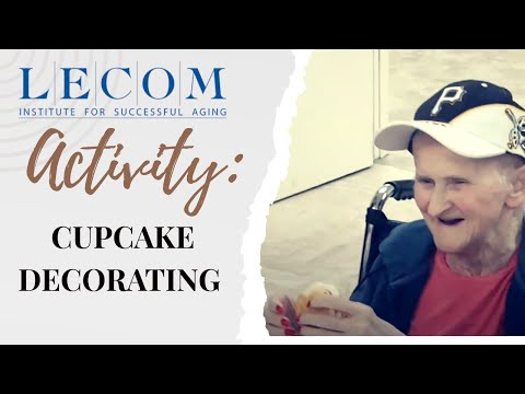 Cupcake Decorating at LECOM Nursing & Rehab