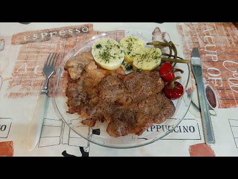 Пятиминутка #стейки #отбивная #мясо #пятиминутка #аэрогриль #обед #вкусно #салаватасхатов