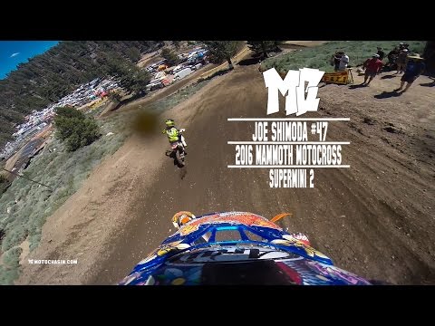 2016 Mammoth Motocross: Joe Shimoda Battles Carson Mumford in Supermini 2