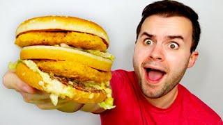 Trying McDonald’s NEW Chicken Big Mac! Honest REVIEW