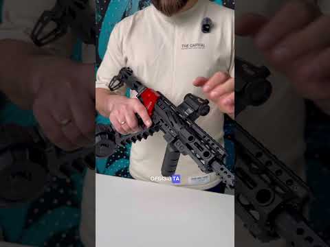 Детский Гель бластер Dragon красно-черный с барабанным магазином автомат на орбизах - фото 1 - id-p3019511932