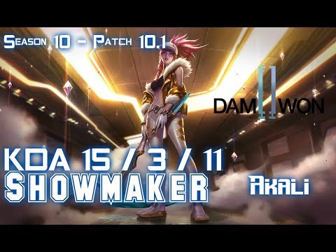 DWG Showmaker AKALI vs GALIO Mid - Patch 10.1 KR Ranked