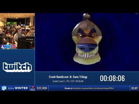 #ESAWinter19 Speedruns - Crash Bandicoot: N. Sane Trilogy [Crash 3 any%] by Murcaz