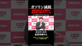 【ガソリン減税】国民民主党も日本維新の会も自民党に騙されている れいわ新選組 高井たかし #ザイム真理教 #財務省 #財務省解体デモ #トランプ関税 #ガソリン減税 #消費税