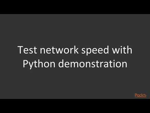 19 Python Network Programming Test Network Speed With Python