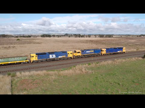 7731V Grain Train Using Loop Line At Gheringhap (4/5/2022) - PoathTV Australian Railways