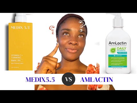 Amlactin lotion vs medix 5.5...