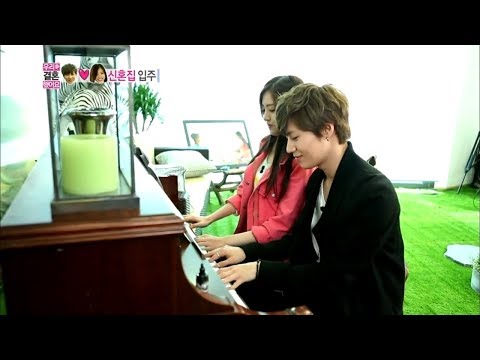 Tae-min♥Na-eun Playing Piano Together
