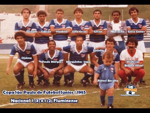 Copa São Paulo de Futebol Júnior / 1985 - Nacional 1(3)x1(2) Fluminense