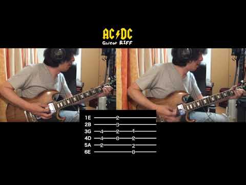 Overdose - AC/DC Guitar Riff Mini Tutorial