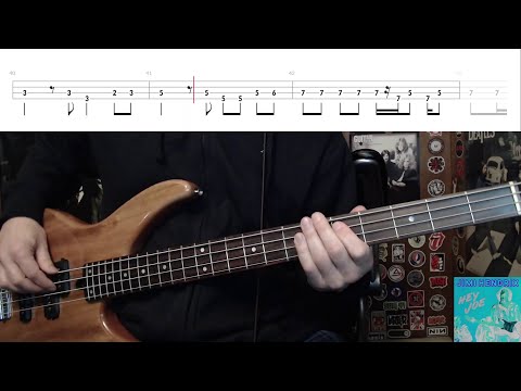 Hey Joe by Jimi Hendrix - Bass Cover with Tabs Play-Along