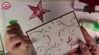 preview picture of video 'Tutorial: Weihnachtskarte mit dem Christmas Star von Stampin' Up!'