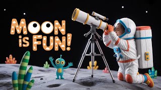 What Would Happen If You Lived On The Moon? 🌙 | Fun Space Adventure for Kids - Kids Academy