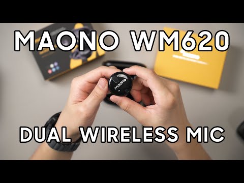 Affordable + Compact wireless dual mic! Maono WM620 unboxing & review!