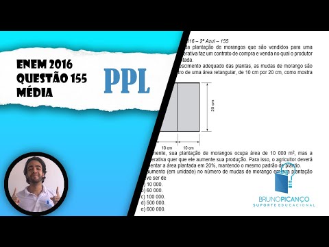 [ENEM 2016-PPL] Questão 155 📘#129-RAZÃO E PROPORÇÃO