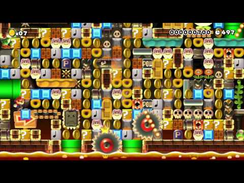 迷迷路 by ひろ - Super Mario Maker - No Commentary 1AF
