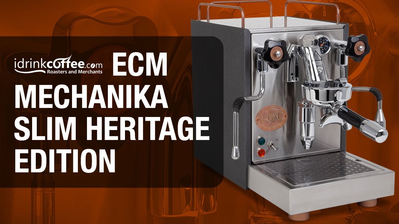 ECM Mechanika VI Slim Espresso Machine - Heritage Edition video