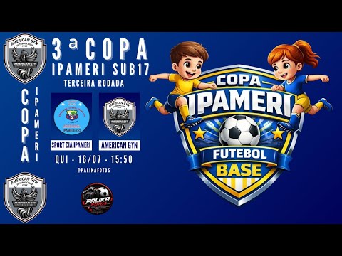 SPORT & CIA IPAMERI/URUTAI 2 X 4 AMERICAN GYN FC - TERCEIRA RODADA DA 3ª COPA IPAMERI SUB17