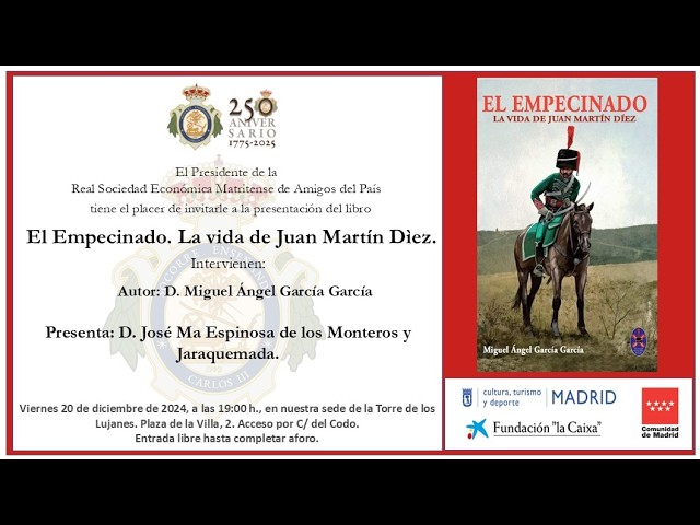 Vídeo relacionado con El empecinado: Juan Martín Díez. Vida de un guerrillero de España