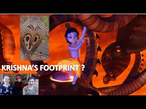Little Krishna (HD) / The Attack of the Serpent King Kaliya / AMERICANS REACTION