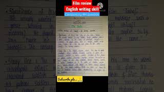 #hsc English class 12 HSC board film review . flim review of Tanhaji the unsung warrior.