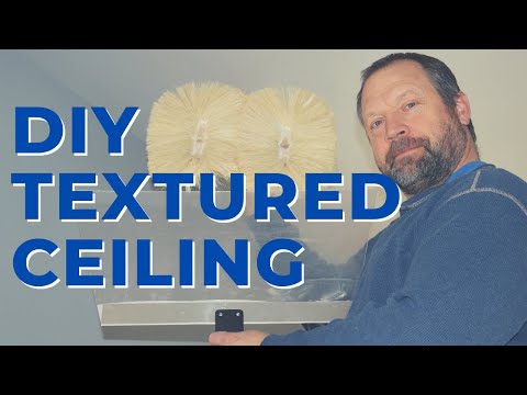 Easy Textured Ceiling for Non Professionals - Knockdown Stomp