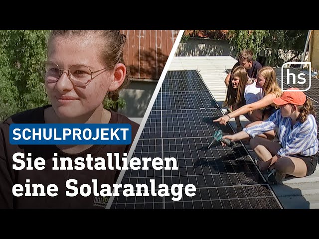 Wir bauen eine Solaranlage