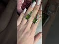 Серебряные серьги с султанитом 12.018ct