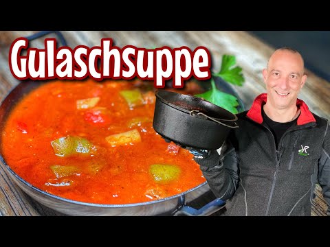 Goulash soup from the Dutch oven - Westmünsterland BBQ