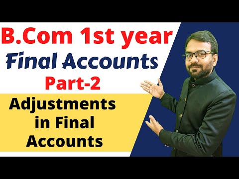 B Com 1st year Accounts Chapter 1 in Hindi Financial Accounts B Com 1st year Lecture 1