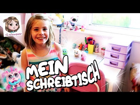 MEIN SCHREIBTISCH ♡ Hannah und die Tiny Furries ♡ Mädchenzimmer einer 7-Jährigen