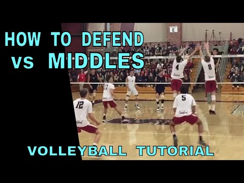 HOW TO DEFEND MIDDLE SPIKES - Volleyball Tutorial (Volleyball defense) thumbnail