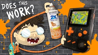 Can you PAINT the BUTTONS on your retro handheld?