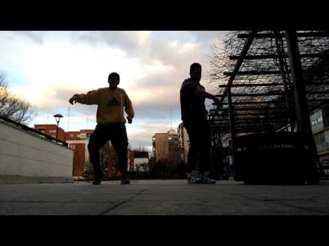 MIKI Y LUCKER - IMPROVISACION DE POPPING #2