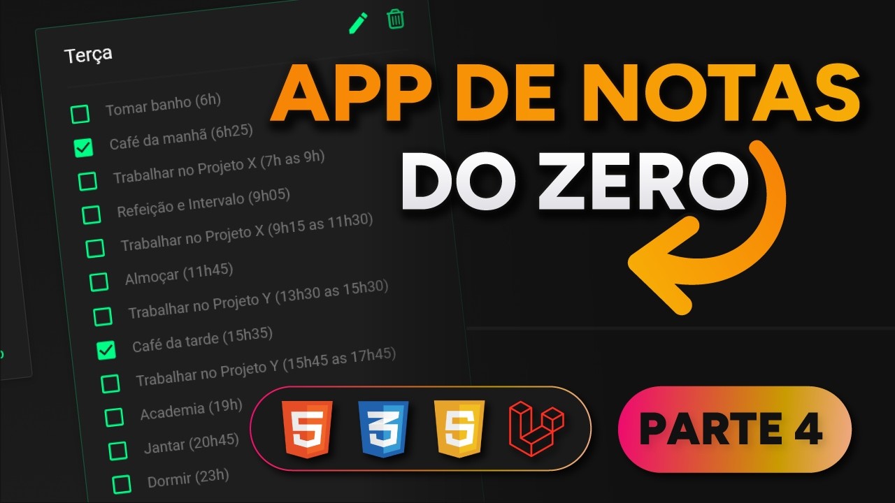 Criando um serviço de anotações com MVC e Laravel PHP | 04 - Front Tela de login + Migration/Seeder