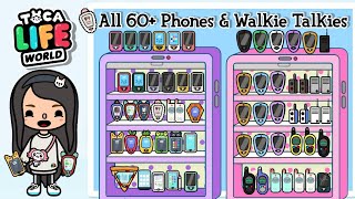 ALL SECRET PHONES / PHONES and WALKIE TALKIES in TOCA LIFE WORLD | Toca Boca | NecoLawPie