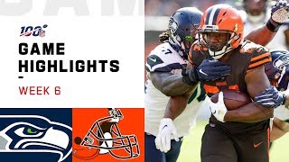 Download the video "Seahawks vs. Browns Week 6 Highlights | NFL 2019"