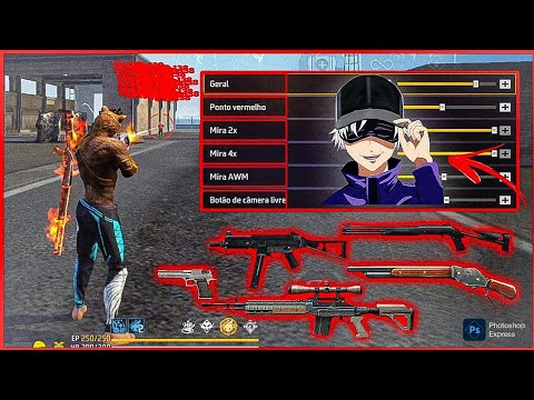 LOW DEVICE SENSI SETTING 🤔Free Fire Headshot Sensitivity setting 2025  Best Sensitivity Settings 20