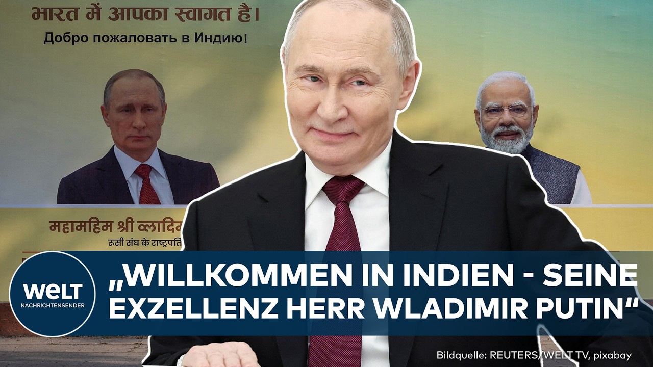 NEU-DELHI: Putin in Indien! Geheime Energie-Deals trotz Ukraine-Krieg