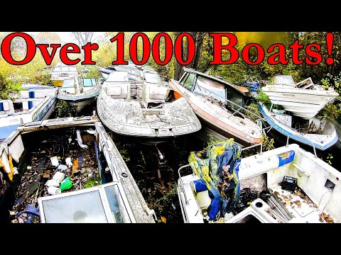 Visiting ANOTHER Boat GRAVEYARD!!!